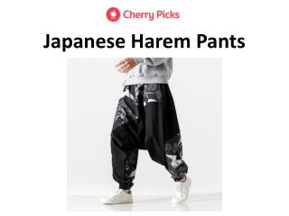 Japanese Harem Pants
