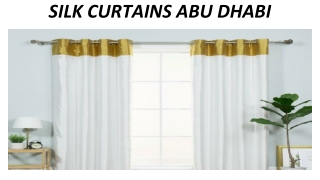 SILK CURTAINS ABU DHABI
