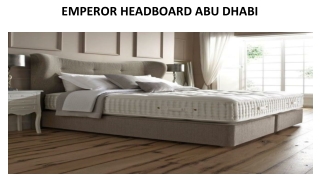 EMPEROR HEADBOARD ABU DHABI