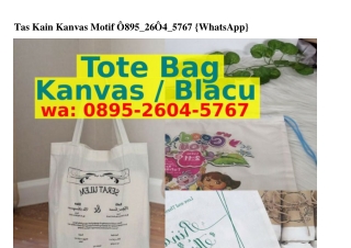 Tas Kain Kanvas Motif O895_26OԿ_5767{WA}