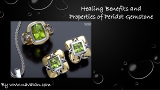 Healing properties of peridot