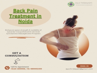 Now It Is Possible To Cure  Back Pain With Ayurveda.