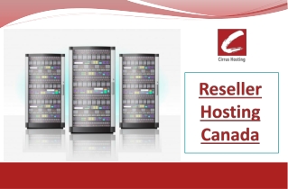Reseller Hosting Canada