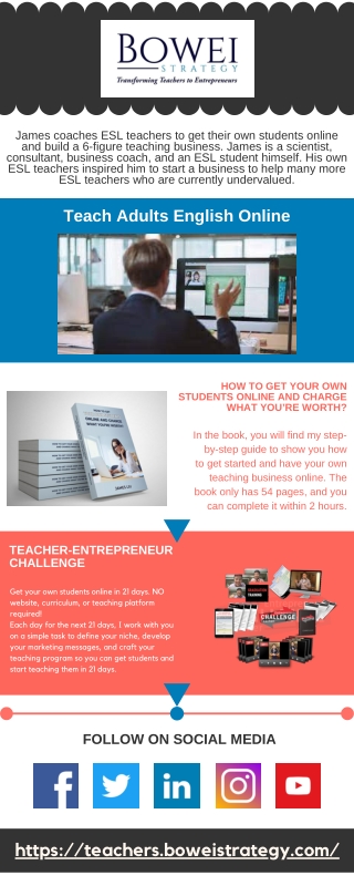 Teach Adults English Online - Bowei Strategy