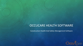 Construction Health And Safety Management Software