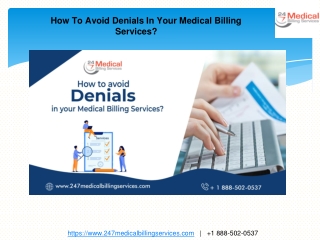 How To Avoid Denials In Your Medical Billing Services