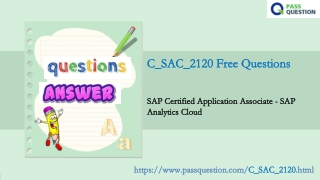 SAP Analytics Cloud C_SAC_2120 Practice Test Questions