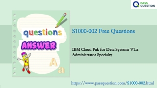 IBM Cloud Pak S1000-002 Practice Test Questions