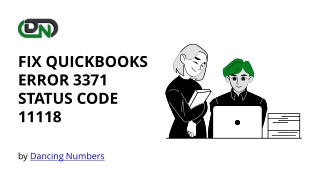 Fix QuickBooks Error 3371 Status Code 11118