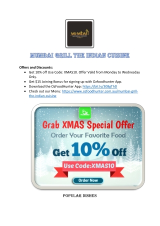 Mumbai Grill the Indian Cuisine