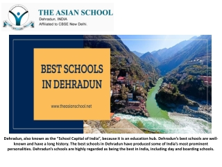 Best Schools in Dehradun Uttarakhand