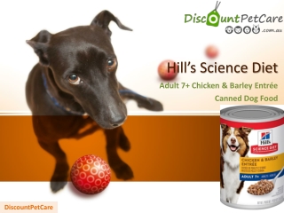 Hill's Science Diet Adult 7  Chicken & Barley Entrée Canned Dog Food