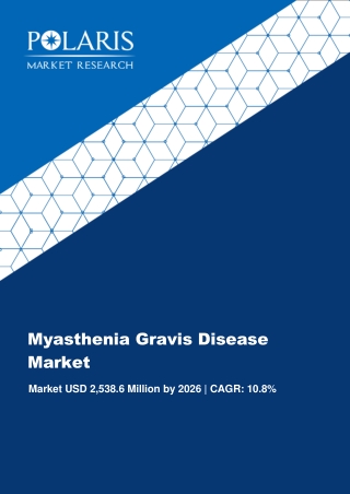 Myasthenia Gravis Disease Market