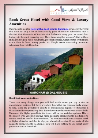 Hotels in Mcleodganj