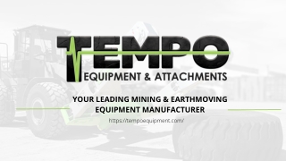 Tempo Equipment & Attachments - Presentation (December 2021)