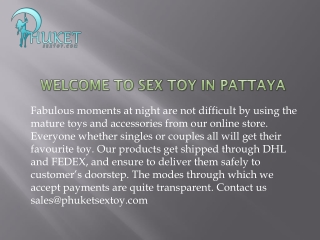 Low Cost Sex Toys Sale In pattaya