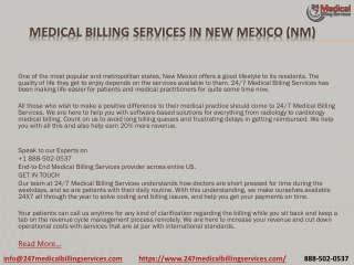 Medical Billing Services in New Mexico (NM)