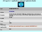 225 Apps In 1 : AppBundle 2 - Universal Application Bundle