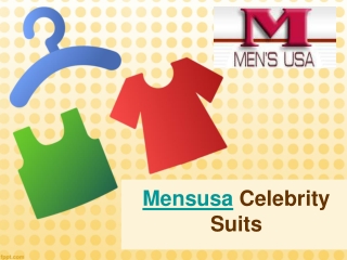 Mensusa Celebrity Suits