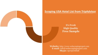 Scraping USA Hotel List from TripAdvisor