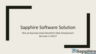 Why do Business Need SharePoint Web Development Services in 2021