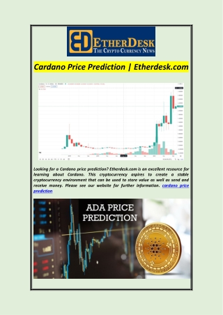 Cardano Price Prediction | Etherdesk.com
