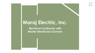 Maraj Electric, Inc. - One of the Best and Top Electrical Contractor