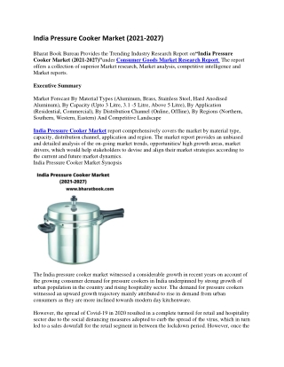 India Pressure Cooker Market (2021-2027)-converted