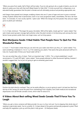 11  Enjoyable Facts About On-demand Cannabis With Seeds