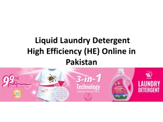  Liquid Laundry Detergent High Efficiency (HE) Online in Pakistan
