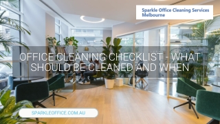 Office Cleaning Melbourne