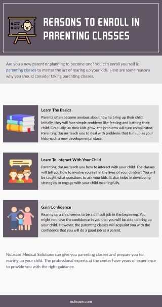Reasons to Enroll in Parenting Classes