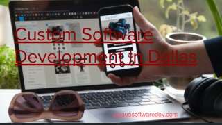 Custom Software Development In Dallas