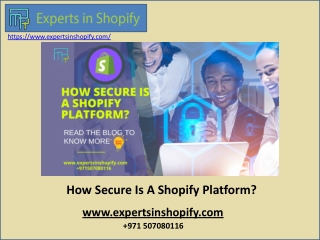 Shopify Developer Dubai, UAE | How Secure Is A Shopify Platform?