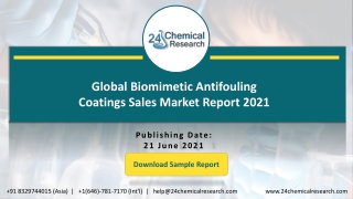 Global Biomimetic Antifouling Coatings Sales Market Report 2021