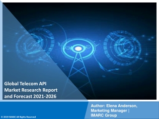 Telecom API Market  PDF, Size, Share, Trends, Industry Scope 2021-2026