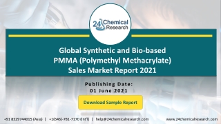 Global Synthetic and Bio-based PMMA (Polymethyl Methacrylate) Sales Market Report 2021