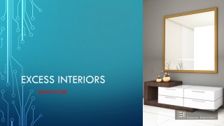 Home Interiors in Bangalore