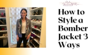 How to Style a Bomber Jacket 3 Ways