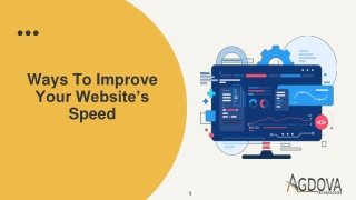 Ways to Improve Your Website’s Speed