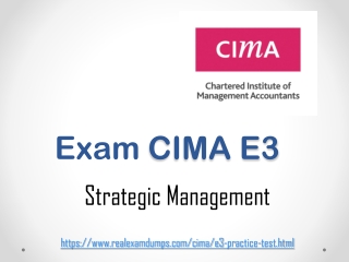 Use Coupon Code "XMAS-20" For CIMA E3 Exam