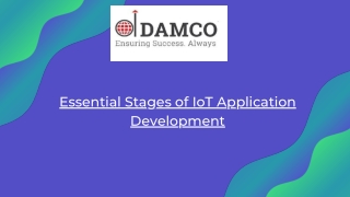 Essential Stages of IoT Application Development