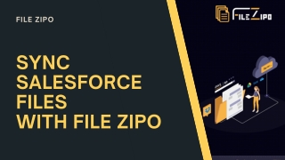Sync Files & Attachments to External Cloud using File ZIPO