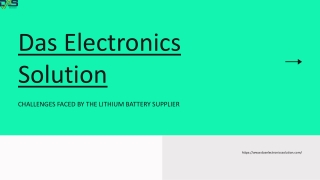 Challenges faced by the lithium battery supplier