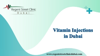 Vitamin Injections in Dubai