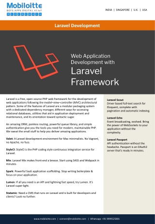 Laravel-Development-Mobiloitte