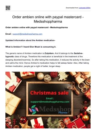 Order ambien online with paypal mastercard - Medsshoppharma