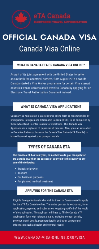 Official Canada Visa - Canada Visa Online - Canada Tourist Visa