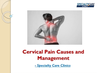 Cervical Pain Causes and Management