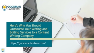 Here’s Why You Should Outsource Your Writing and Editing Services to a Content Writing Company